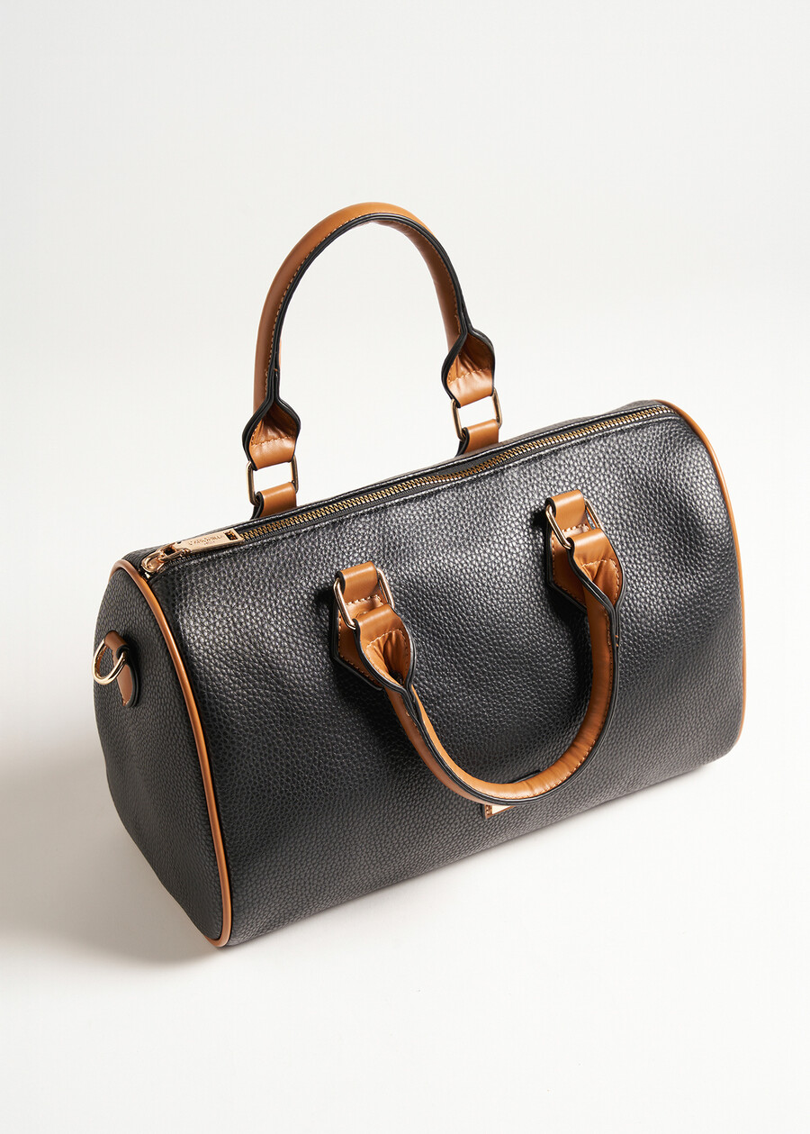 Bauletto Bowlbag-A bicolore NERO BLACK Donna , immagine n. 2