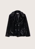 Gael eco-fur jacket NERO BLACK Woman image number 5