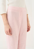 Pantaloni Giorgia-O in misto lino ROSABIANCO WHITE Donna immagine n. 4