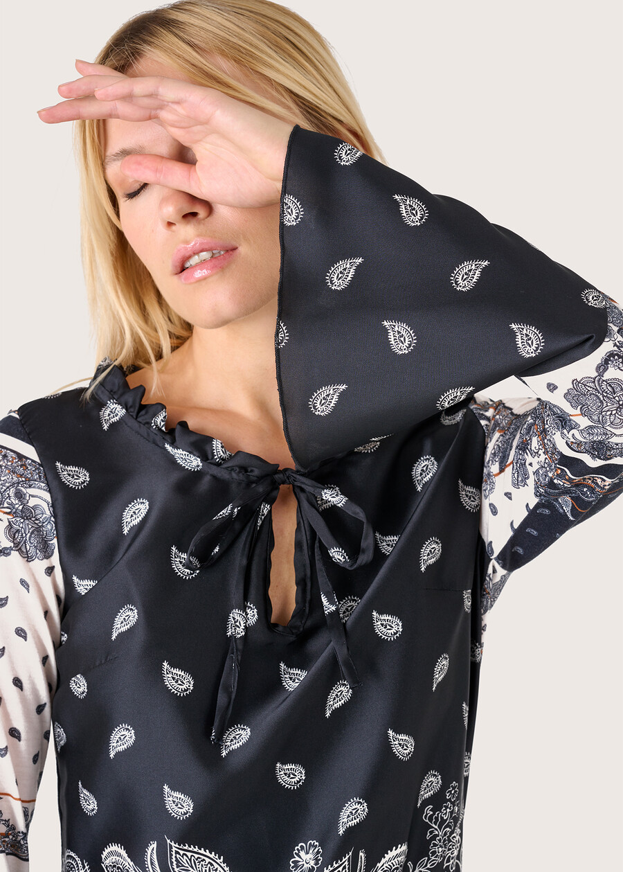 Rosa double-fabric blouse, Woman  , image number 1