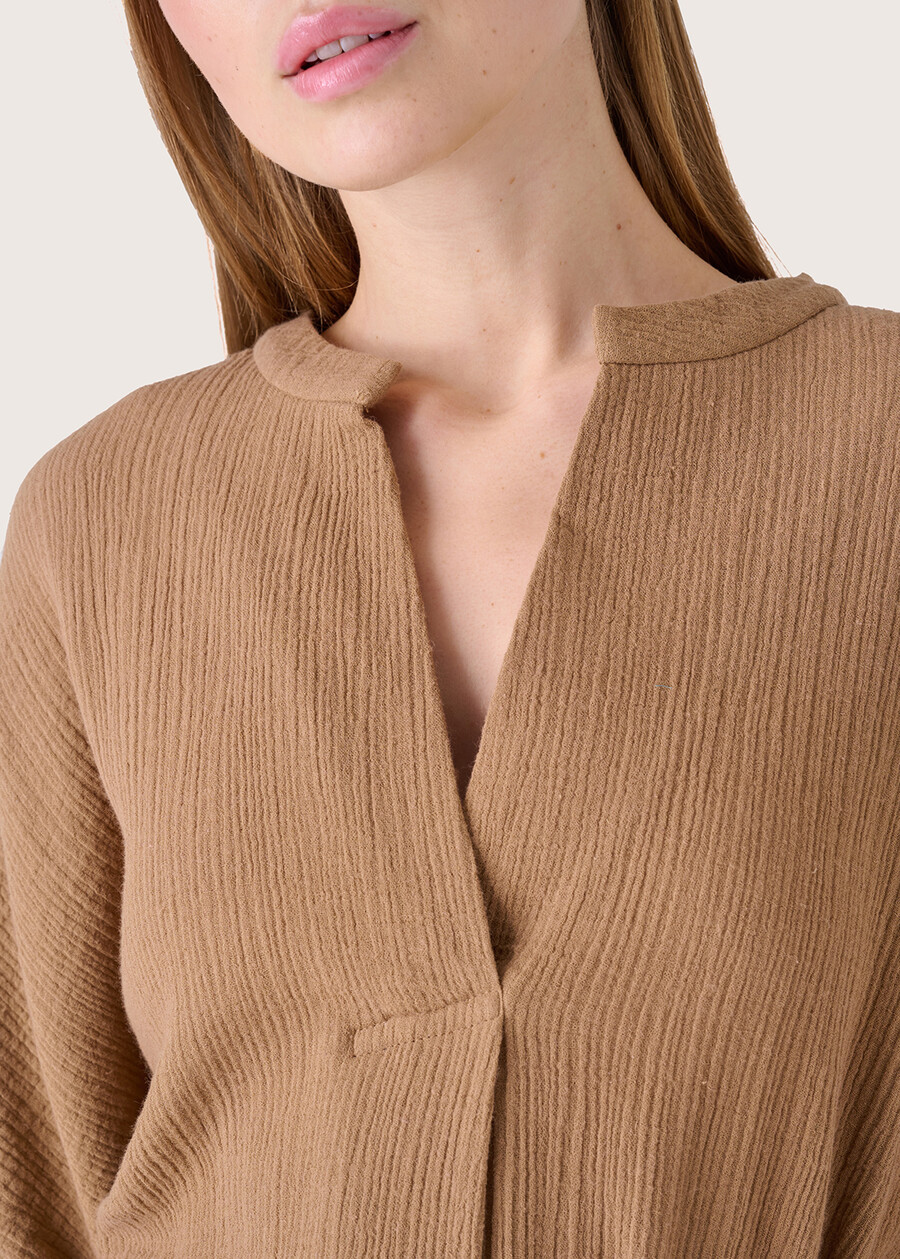 Abito Altair 100% cotone MARRONE TABACCO Donna , immagine n. 2