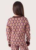 Melyna girl's jersey MARRONE CASTAGNA Woman image number 3