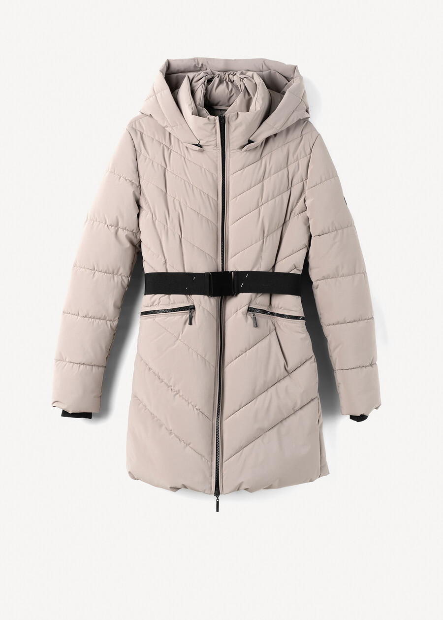 Piky padded jacket with belt BLU MIDNIGHTOYSBL Woman , image number 7