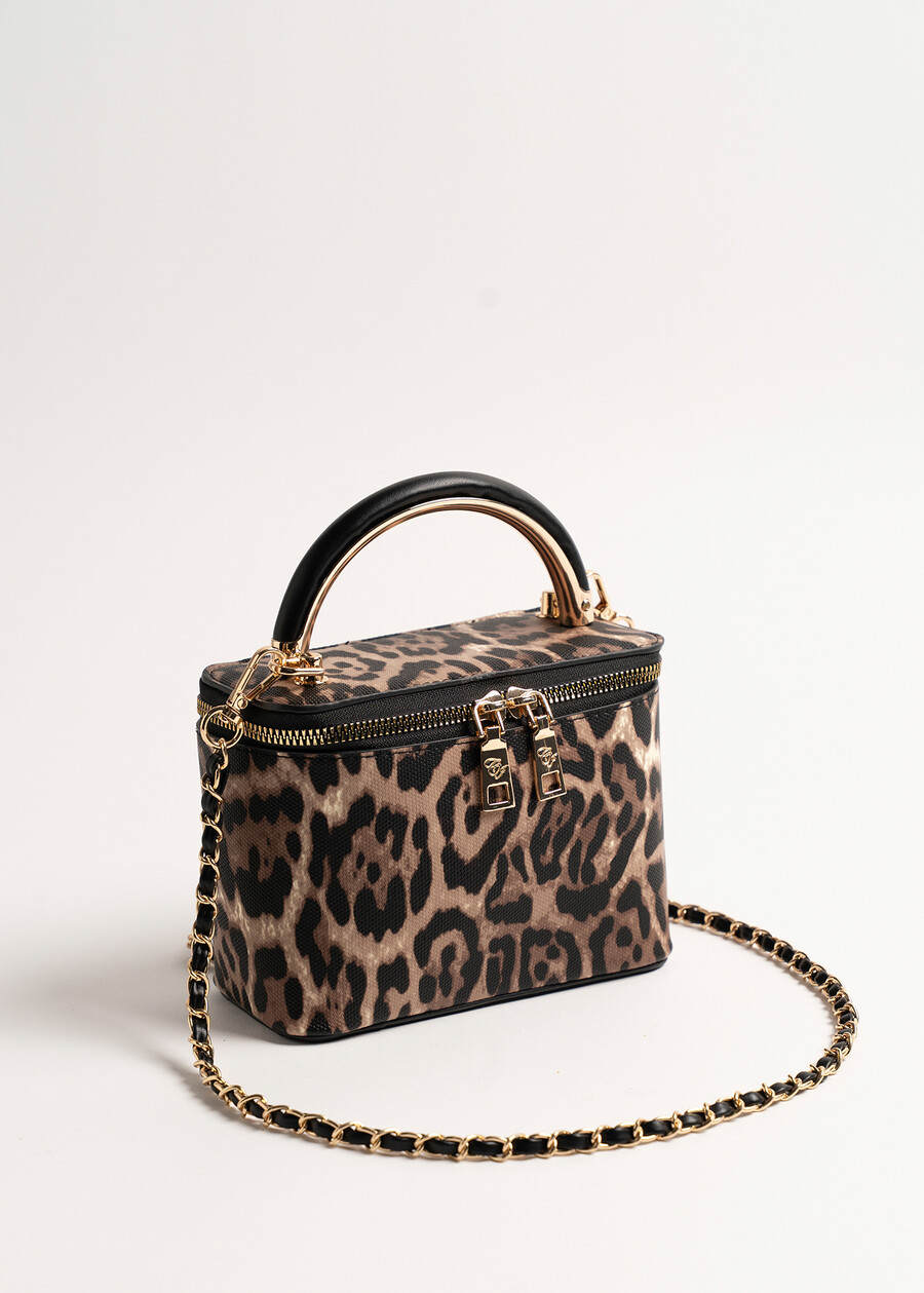 Beacy animal-print beauty case NERO BLACK Woman , image number 3