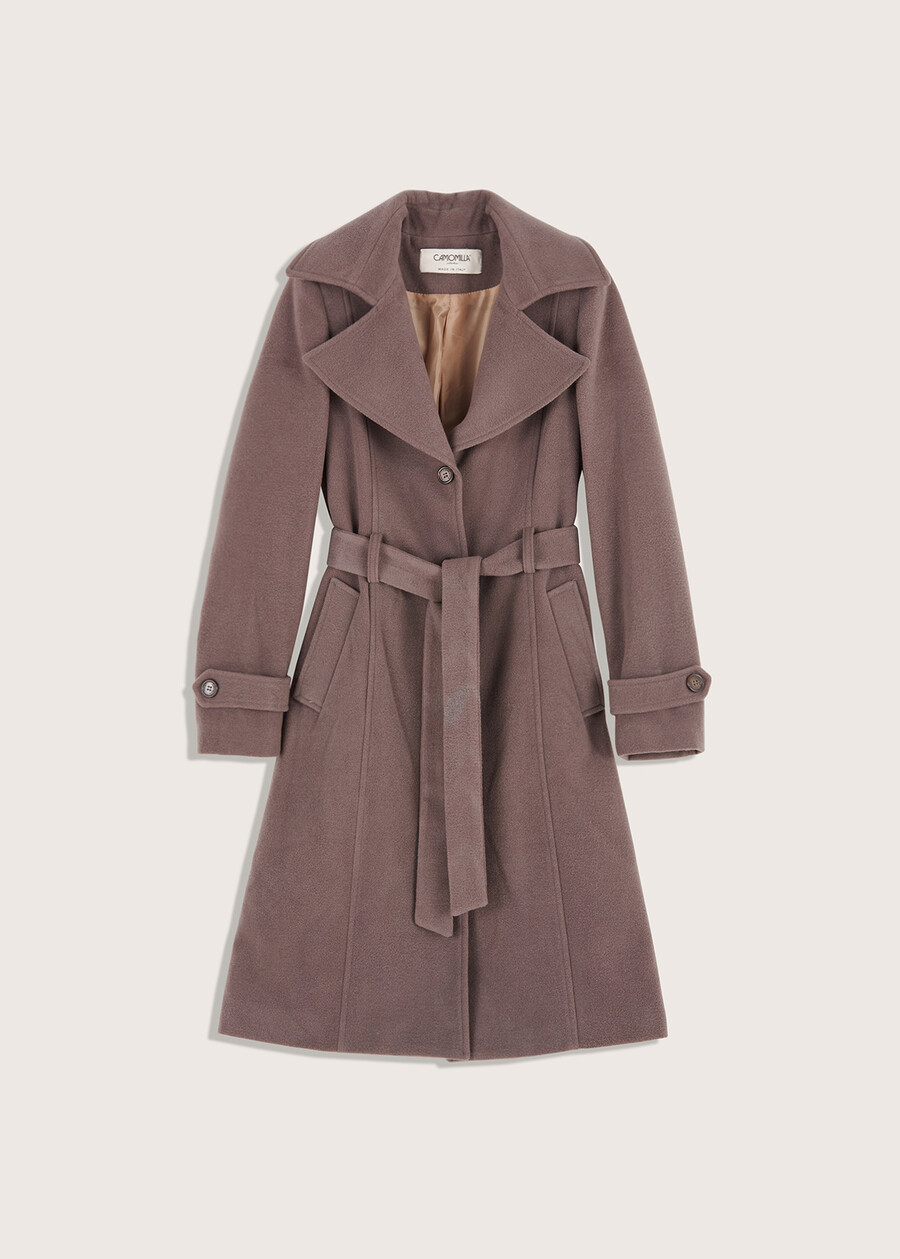 Cappotto Lara in panno BEIGE TAUPE Donna , immagine n. 4