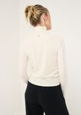 Maglia Makita a collo alto con strass BEIGE LATTENERO Donna immagine n. 3