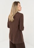 Geky single-breasted jacket MARRONE Woman image number 5