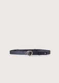 Cora eco-leather belt NERO BLACK Woman image number 2