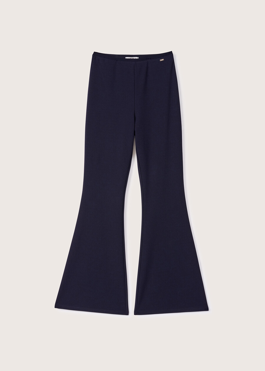 Pantalone Victoria a zampa ROSSO MARTENERO BLACKBLUE DARK BLUEMARRONE Donna , immagine n. 6