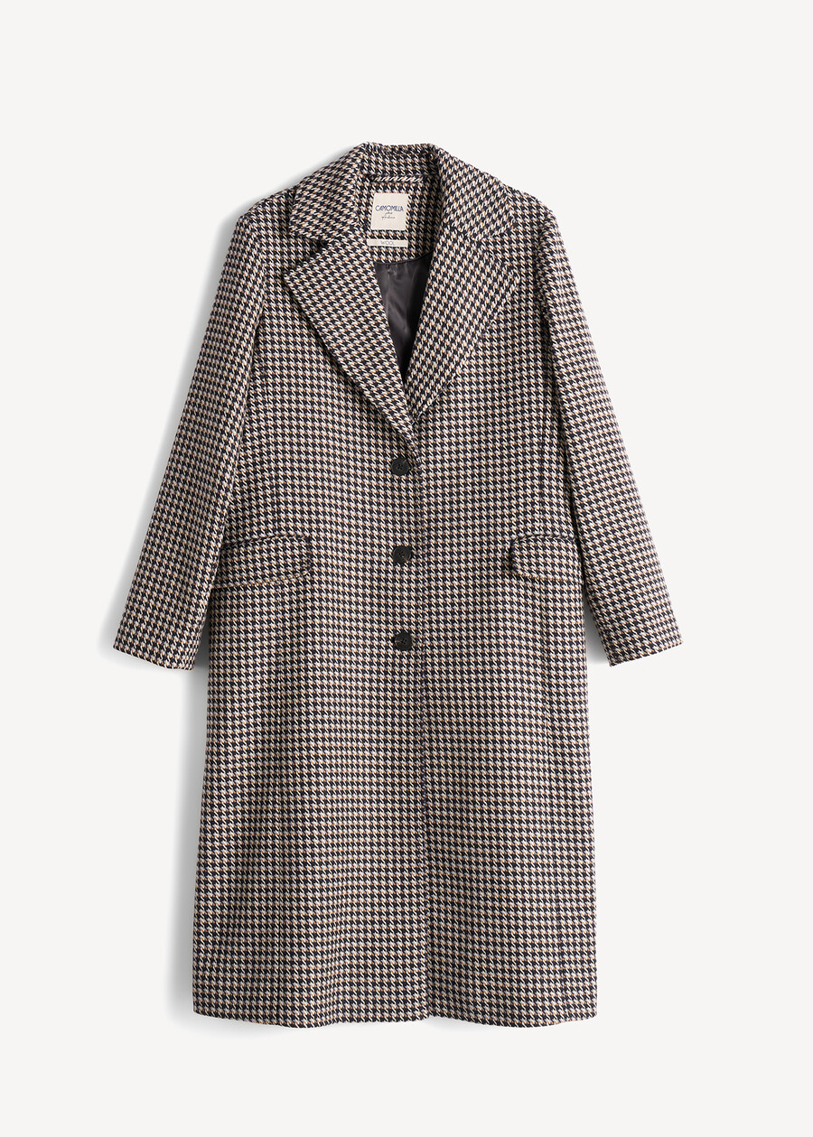 Cristian houndstooth coat BLU Woman , image number 5