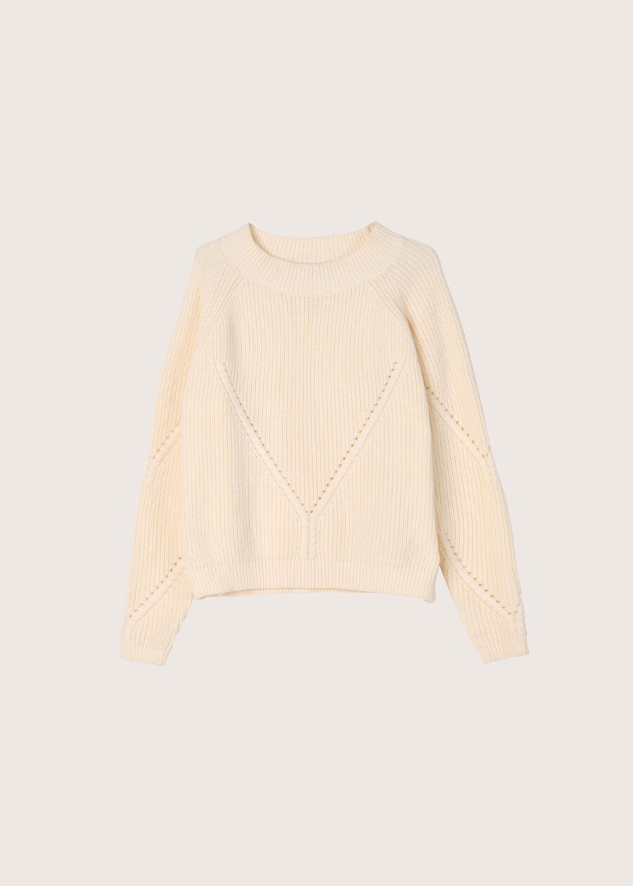 Maglioncino traforato Salza ROSA SILK Donna , immagine n. 5