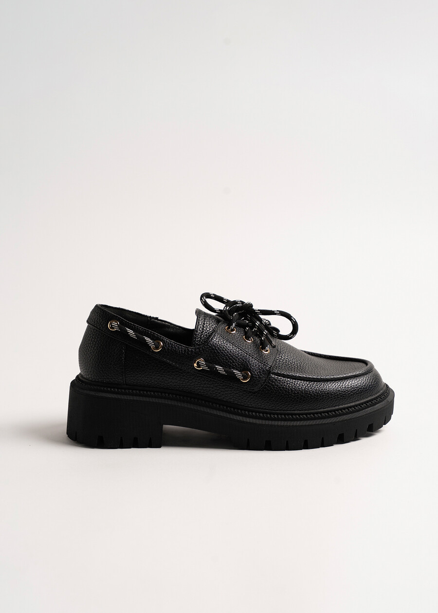 Stringata Susan stampa cervo NERO BLACK Donna , immagine n. 4