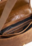 Bitty faux nubuck crossbody bag MARRONE CARAMELLO Woman image number 4