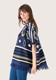 Poncho Mariam in maglia  Donna immagine n. 2