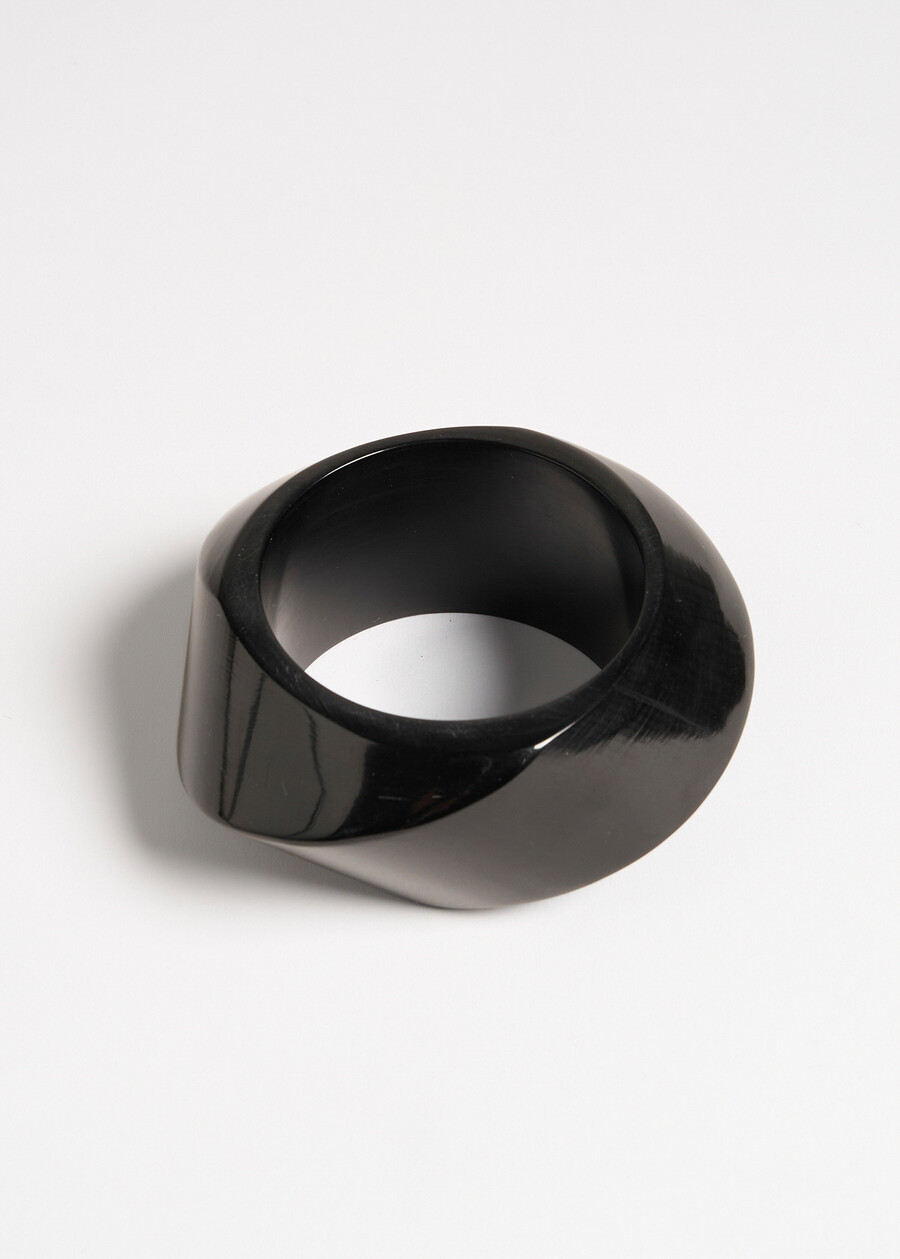 Gilly resin rigid bracelet NERO BLACKROSA PESCA Woman , image number 1