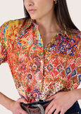 Camicia Crissy con ricamo ROSSO Donna immagine n. 3