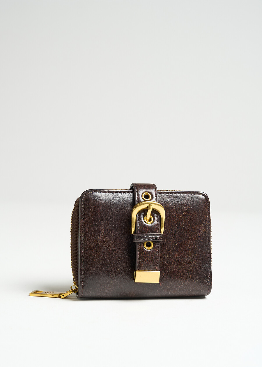 Pinky A buckle wallet MARRONE Woman , image number 1