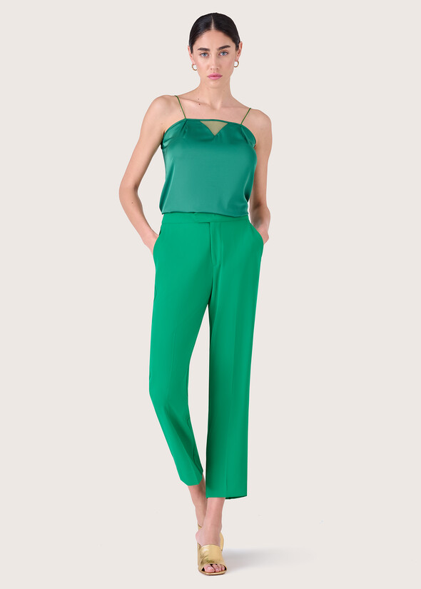 Alice cady trousers BIANCOVERDE GARDENBLU MARINA Woman null