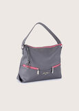 Borsa a sacca Briannika in ecopelle BLU GRAFITENERO BLACK Donna immagine n. 1