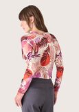 Maglia Laura con stampa giapponese BEIGE Donna immagine n. 3
