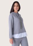 Maglia Miriana con cappuccio GRIGIO DARKGREY Donna immagine n. 1