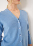Cardigan Cash in pura lana CELESTE FIORDALISOROSA Donna immagine n. 2