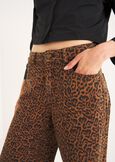 Pantaloni denim Daisy palazzo NERO BLACKMARRONE CARAMELLO Donna immagine n. 3