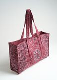 Shopping bag Bailey in cotone ROSSO BORDEAUX Donna immagine n. 2