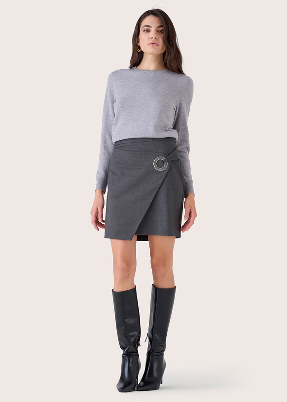 Gonna Gio con anello silver GRIGIO DARK GREY Donna null