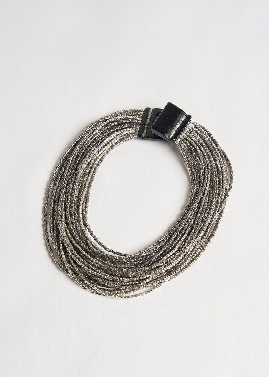 Collana multifilo Giovy GRIGIO SILVER  Donna , immagine n. 2