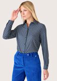 Alessia knitted shirt BLU COBALTO Woman image number 1