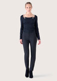 Scarlett technical fabric trousers NERO BLACK Woman image number 1