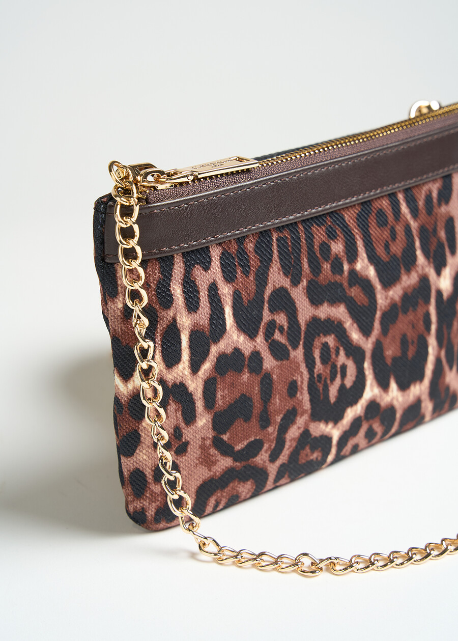 Borsa Tonga animalier leopardata MARRONE Donna , immagine n. 2