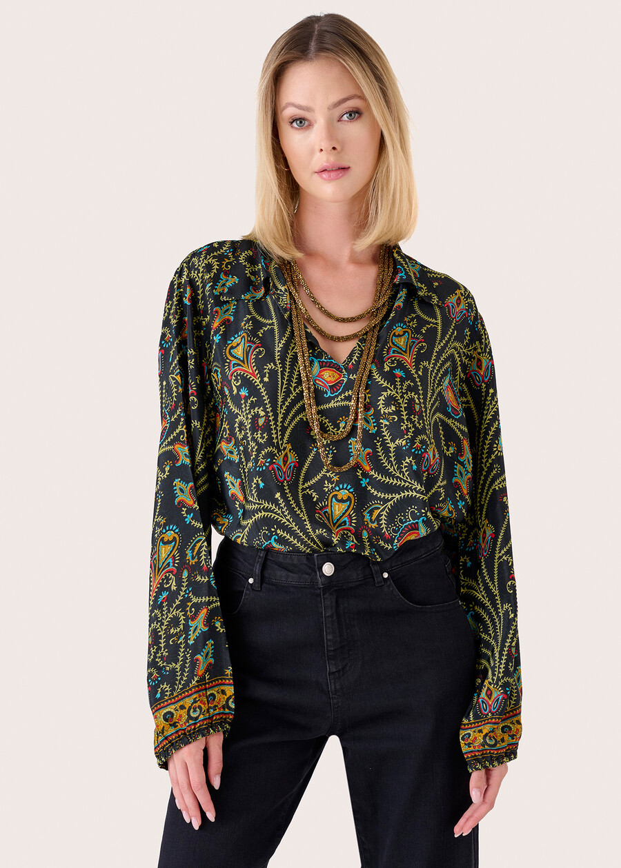 Courtney blusa fantasia NERO BLACK Donna , immagine n. 2