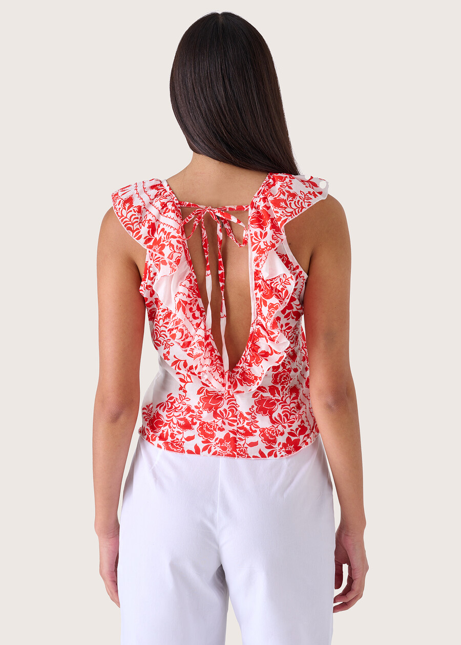 Top Tesla 100% cotone BIANCO WHITE Donna , immagine n. 3
