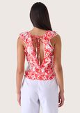 Top Tesla 100% cotone BIANCO WHITE Donna immagine n. 3