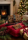 Gift Idea – Leopard-Print Clutch e Animalier Pony NERO BLACK Woman image number 1