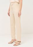 Pantaloni Alba a gamba larga in cady ARANCIONEBEIGE Donna immagine n. 4
