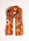 Safir floral print scarf MARRONEBLU AVION Woman image number 2