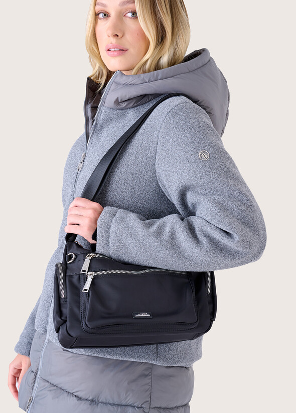 Tracolla Betty in nylon NERO BLACK Donna null