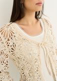 Chiara cotton and sequins cardigan BEIGE LIGHT BEIGE Woman image number 2