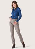 Kate check pattern trousers image number 1
