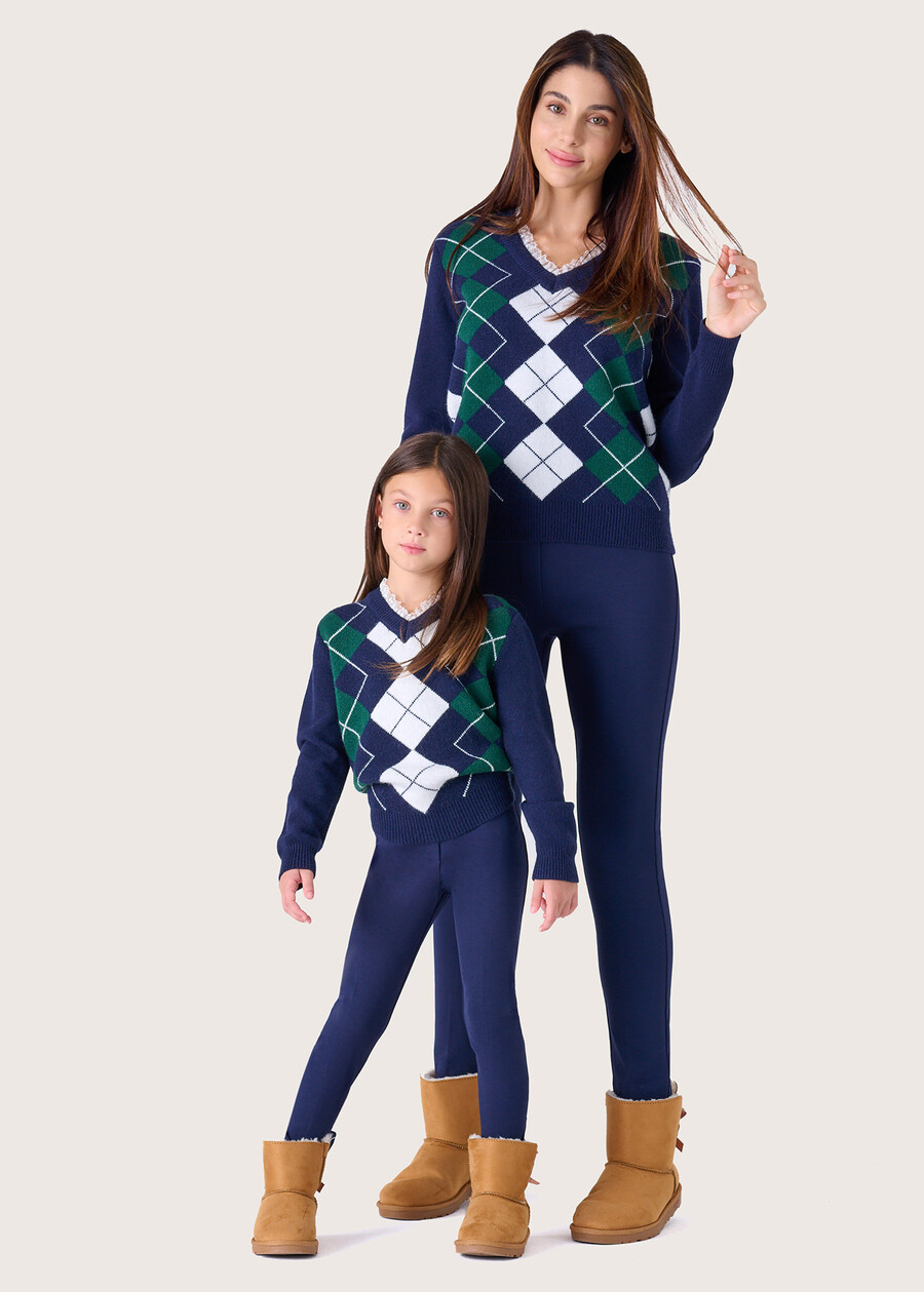 Pantalone Kelly in punto Milano BLU INCHIOSTRONERO Donna , immagine n. 5