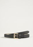 Cintura Clim 100% vera pelle BEIGE LATTENERO BLACK Donna immagine n. 1
