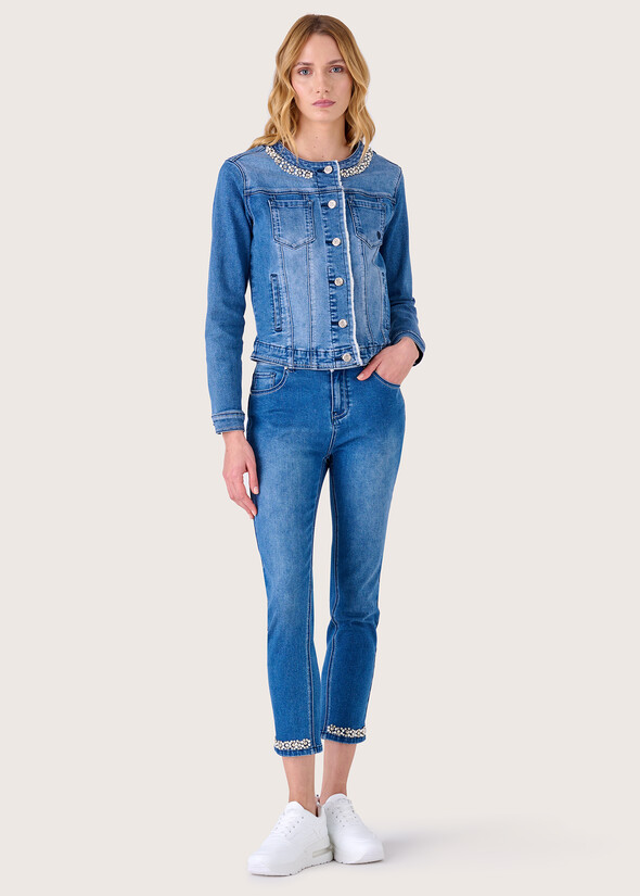 Penny denim Capri trousers DENIM Woman null