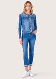 Penny denim Capri trousers DENIM Woman image number 1