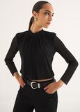 T-shirt Star slim fit NERO BLACK Donna immagine n. 1