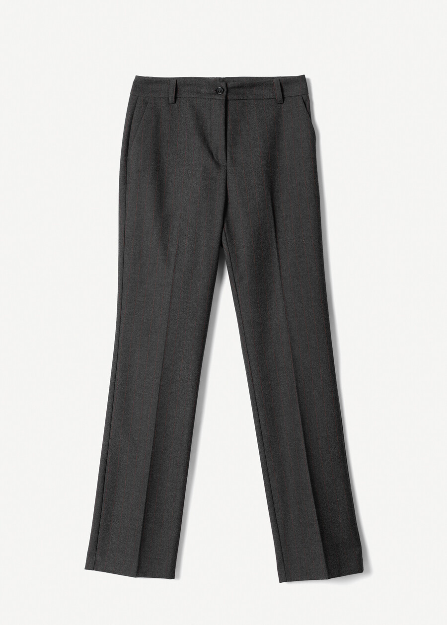 Pantalone Clair-B a righe GRIGIO GREY Donna , immagine n. 5