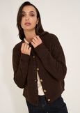 Cardigan Condor scollo tondo GRIGIO MEDIUM GREYMARRONE Donna immagine n. 1
