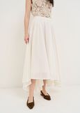 Gonna Gledis lunga in cotone BIANCO WHITE Donna immagine n. 3